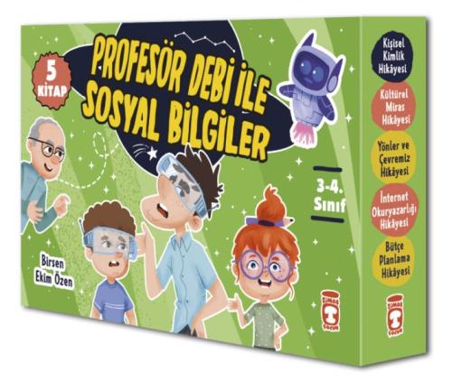 Profesör Debi İle Sosyal Bilgiler Seti (5 Kitap)